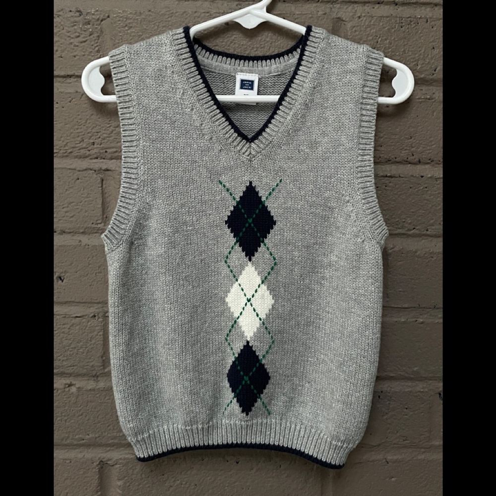 Janie and Jack   Gray  Vest  2T